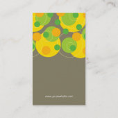 fatfatin Retro Citrus Stippen Groovy Fun-profielka Visitekaartje (Achterkant)