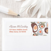 Fatfatin Retro Pebbles Retroadreslabels Etiket (Insitu)