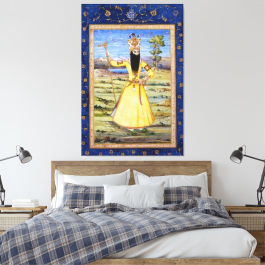 Fath Ali Fatali Shah Qajar King Canvas Afdruk (Insitu (Slaapkamer))