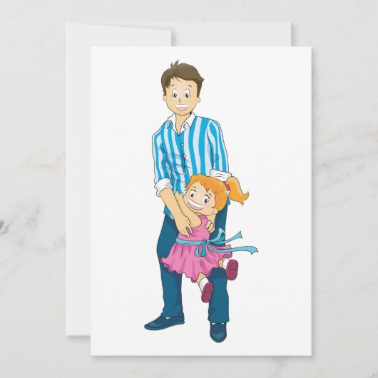 Father And Daughter Kaart (Voorkant)