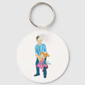 Father And Daughter Sleutelhanger (Achterkant)