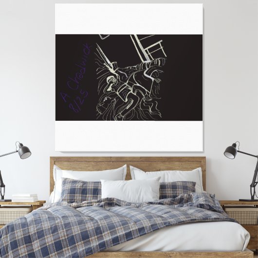 Father and Son  Canvas Afdruk (Insitu (Slaapkamer))