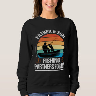 Father And Son Fishing Partners For Life Father s  Trui