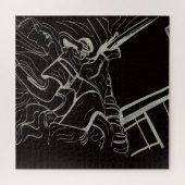 Father and Son Jigsaw Puzzle Legpuzzel (Horizontaal)