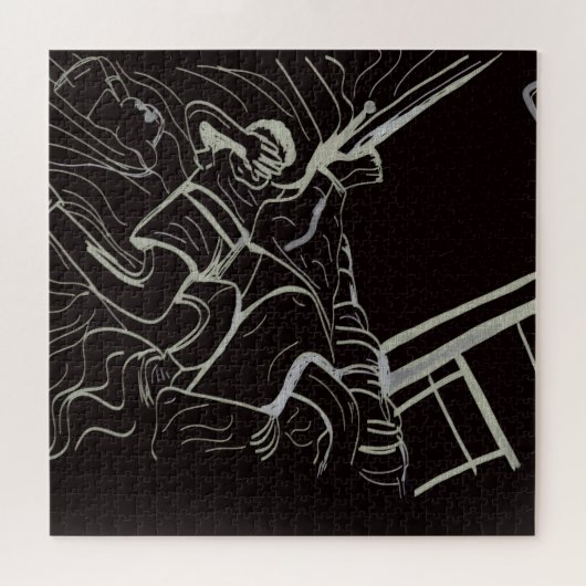 Father and Son Jigsaw Puzzle Legpuzzel (Horizontaal)