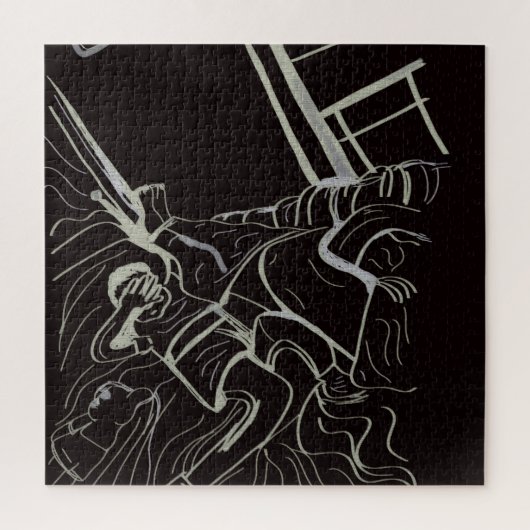 Father and Son Jigsaw Puzzle Legpuzzel (Verticaal)