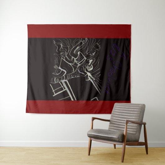 Father and Son Large Tapestry Wandkleed (In Situ (horizontaal))
