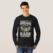 Father Bass Player Dad Old Man Bass Guitar Electri T-shirt (Voorkant volledig)