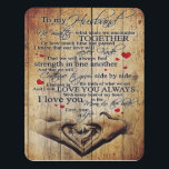 Father Birthday Gift | Brief aan mijn man Deurbordjes<br><div class="desc">It's a personalized perfect gift for him, your dad, your husband, your boyfriend. It's ideal gifts for all seasons. These products are great for a picnic at the park, snuggling, relaxing on the sofa, wall decoration for home or as a stylish bedspread. Festival gift; Holiday gift St, Mother's Day, Father's...</div>
