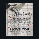 Father Birthday Gift | Brief aan mijn man Flyer<br><div class="desc">It's a personalized perfect gift for him, your dad, your husband, your boyfriend. It's ideal gifts for all seasons. These products are great for a picnic at the park, snuggling, relaxing on the sofa, wall decoration for home or as a stylish bedspread. Festival gift; Holiday gift St, Mother's Day, Father's...</div>