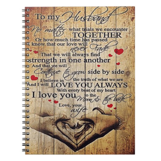 Father Birthday Gift | Brief aan mijn man Notitieboek (Voorkant)