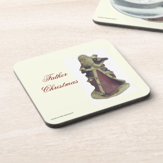 FATHER CHRISTAS BIER ONDERZETTER (Linkerzijde)