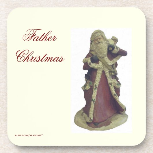 FATHER CHRISTAS BIER ONDERZETTER (Voorkant)