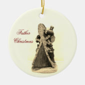 FATHER CHRISTAS KERAMISCH ORNAMENT (Voorkant)