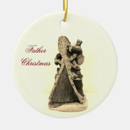 FATHER CHRISTAS KERAMISCH ORNAMENT