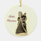 FATHER CHRISTAS KERAMISCH ORNAMENT (Voorkant)