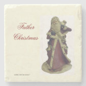 FATHER CHRISTAS STENEN ONDERZETTER (Voorkant)