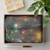 Father Christmas at the Lamplight Lane Decoupage  Tissuepapier (Geschenk)