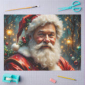 Father Christmas at the Lamplight Lane Decoupage  Tissuepapier (Craft)