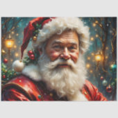 Father Christmas at the Lamplight Lane Decoupage  Tissuepapier (Voorkant)