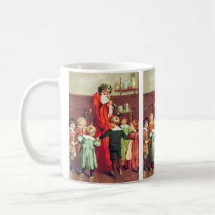 Father Christmas Blowing The Horn Koffiemok