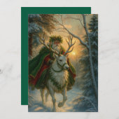 Father Christmas Feestdagenkaart (Voorkant / Achterkant)