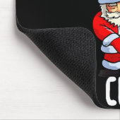 Father Christmas Floss Like A Claus Funny Santa Ug Muismat (Hoek)