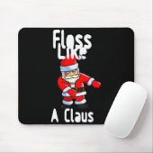 Father Christmas Floss Like A Claus Funny Santa Ug Muismat (Met muis)