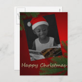 Father Christmas Junior Postcode Feestdagenkaart (Voorkant / Achterkant)