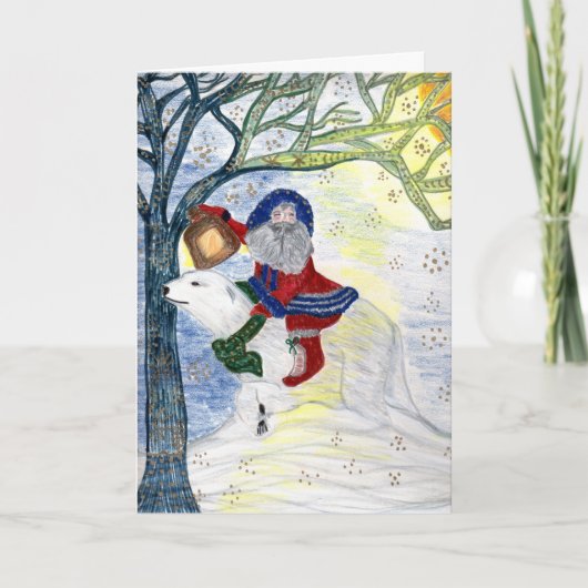 Father Christmas Kaart (Voorkant)