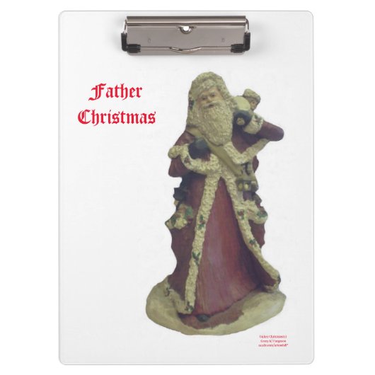 "FATHER CHRISTMAS" KLEMBORD (Voorkant)