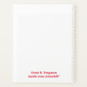 "FATHER CHRISTMAS" PLANNER (Achterkant)