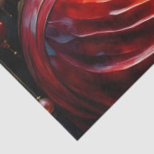 Father Christmas Reading by Lantern Light | Tissuepapier (Detail)