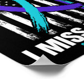 Father Dad Suicide Awareness Prevention Verenigde  Poster (Hoek)