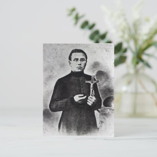 Father Damien Briefkaart (Staand voorkant)