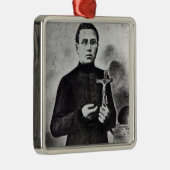 Father Damien Metalen Ornament (Rechts)