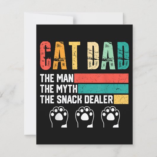 Father Day Cat Dad (Voorkant)