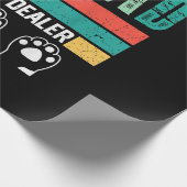 Father Day Cat Dad Cadeaupapier (Hoek)