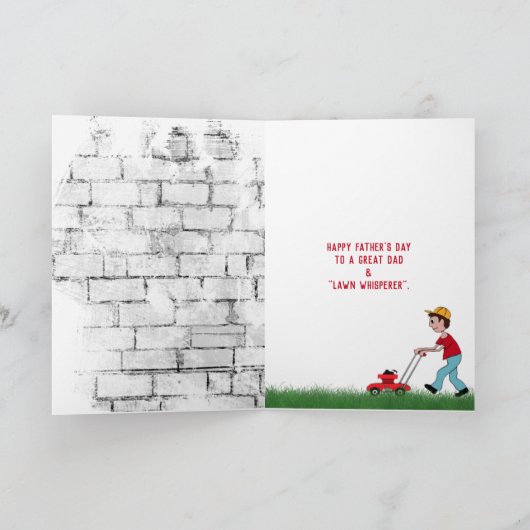 Father' Day golden retriever in t-shirt Kaart (Binnen)