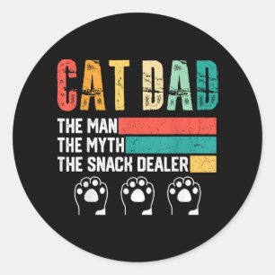Father Day Ronde Sticker