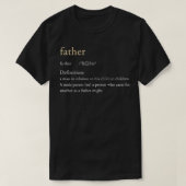 Father defined on a t-shirt (Design voorkant)