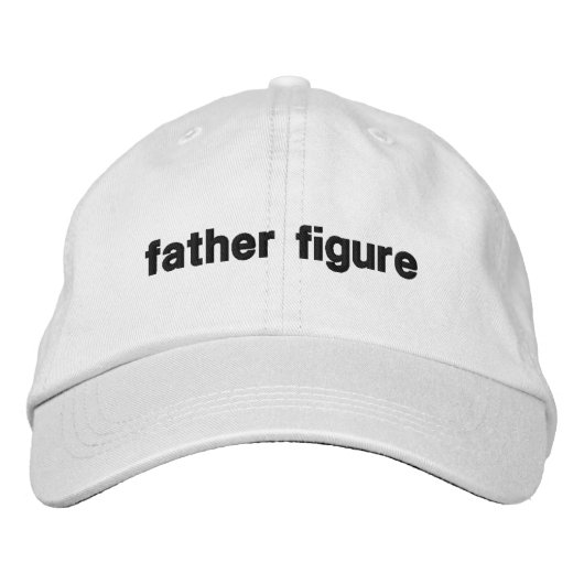 father figure Embroidered Baseball Cap (Voorkant)