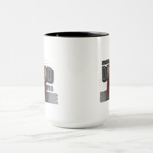 Father Figure Force: Laat de kracht van het lichaa Mok (Midden)