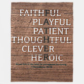 FATHER FLEECE DEKEN (Voorkant)