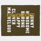 Father Fleece Deken (Voorkant (Horizontaal))