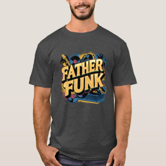 Father Funk ontwerpt om de vintage van de Vaders t T-shirt