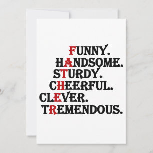 Father Funny Knappe Vaderdag Kaart