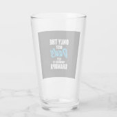 Father Gift | Alleen de beste Dads Glas (Achterkant)