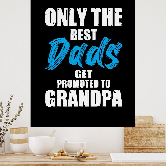 Father Gift | Alleen de beste Dads Poster (Keuken)