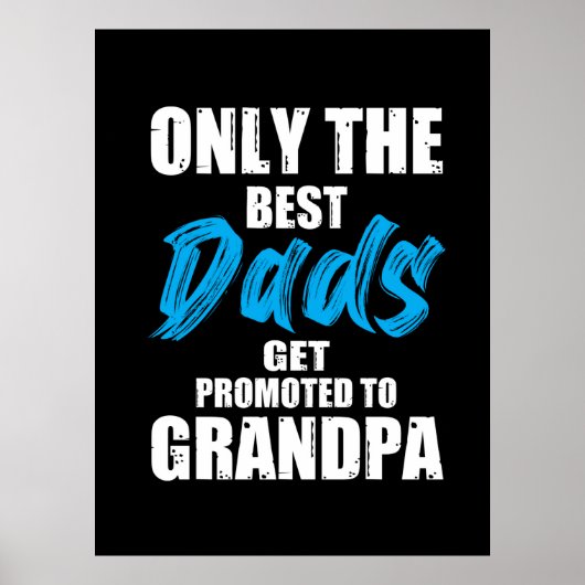 Father Gift | Alleen de beste Dads Poster (Voorkant)